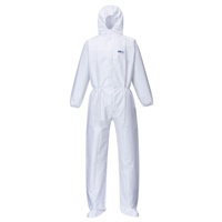 Click here for more details of the White BizTex MICROPORUS COVERALL 6/5  sm