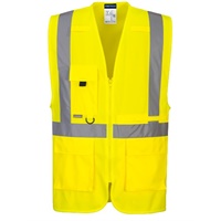 Click here for more details of the Yellow Executive VEST With tablet PocketXL