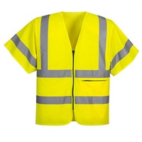 Click here for more details of the Yellow Hi-Vis Half Sleeve Zip Vest x.large