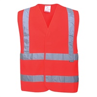 Click here for more details of the Red Hi-Viz C2 WAISTCOAT 2xl/3xl