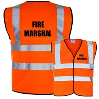Click here for more details of the Fire Marshal Hi-Viz C2 WAISTCOAT sm/med