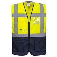 Click here for more details of the Yellow/Navy Warsaw Executive VEST xxl