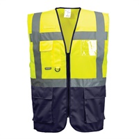 Click here for more details of the Yellow/Navy Warsaw Executive VEST small