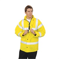 Click here for more details of the Yellow Traffic Hi-Viz JACKET  small
