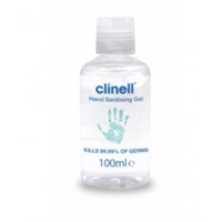 Click here for more details of the Clinell Hand Sanitising Alcohol Gel 100ml
