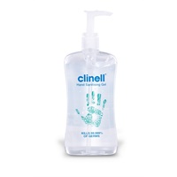 Click here for more details of the Clinell Hand Sanitising Alcohol Gel 500ml