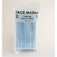 Click here for more details of the TYPE IIR NON STERILE MASK 10 PCS POLY BAG