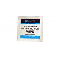 Click here for more details of the PRE-INJECTION WIPES 3CM X 3CM 2 PLY (100)