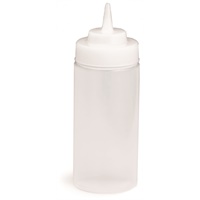 Click here for more details of the Clear Widemouth Squeeze Bottle with TipTop