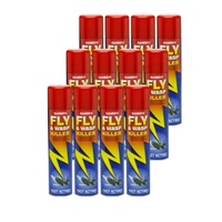 Click here for more details of the Sanmex Fly & Wasp Killer 12 x 400ml