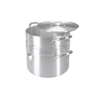 Click here for more details of the Double Boiler with Lid - Medium Duty Alumi