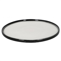 Click here for more details of the Caviar Granite Porcelain High Rim Plate, 2