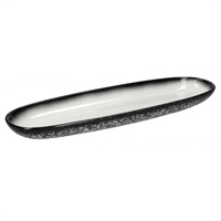 Click here for more details of the Caviar Granite Porcelain Platter, Oblong,