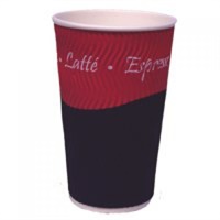 Click here for more details of the Caterpack Hot Drink Ripple Cup 12oz (Pack