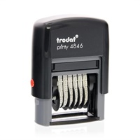Click here for more details of the Trodat Printy 4846 Self Inking Number Stam