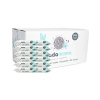 Click here for more details of the Dada Muma Pure Water Wipes 60 Wipes Per Pa