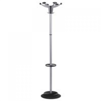 Click here for more details of the Alba Sevilla Coat Stand 12 Pegs Silver Gre