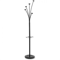 Click here for more details of the Alba Festival Coat Stand 5 Pegs Black and