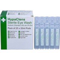Click here for more details of the HypaClens Sterile Eyewash 20ml Pods (Pack