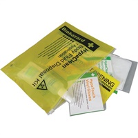Click here for more details of the HypaClean Body Fluid Disposal Kit in A Wal