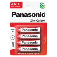 Click here for more details of the Panasonic Zinc Batteries AA R6 1.5V (Pack