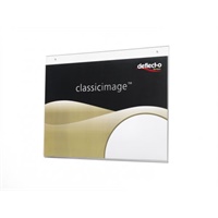 Click here for more details of the Deflecto Wall Sign Holder A4 Landscape Cle