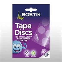 Click here for more details of the Bostik Ready Cut Tape Discs Clear (Pack 14