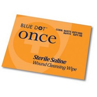 Click here for more details of the Blue Dot Sterile Saline Wipes (Pack 100) -