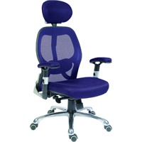 Click here for more details of the Cobham Mesh Back Operator Office Chair Blu
