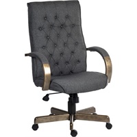 Click here for more details of the Warwick Fabric Executive Office Chair Grey