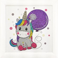 Click here for more details of the Crystal Art Unicorn Balloon 16 x 16cm Fram