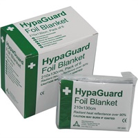 Click here for more details of the HypaGuard Foil Blanket 210cm x 130cm (Pack