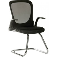 Click here for more details of the Flip Mesh Back Cantilever Visitor Chair wi