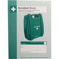 Click here for more details of the Safety First Aid Accident Book A4 - Q3200
