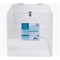 Click here for more details of the Exacompta Suggestion Box with Lockable Lid