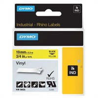 Click here for more details of the Dymo Rhino Industrial Vinyl Tape 19mmx5.5m