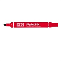 Click here for more details of the Pentel N50 Permanent Marker Bullet Tip 2.2