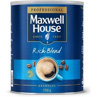 Click here for more details of the Maxwell House Instant Coffee Granules 750g