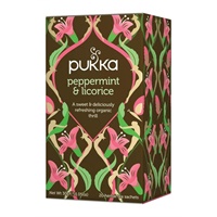 Click here for more details of the Pukka Tea Peppermint & Licorice Teas Envel