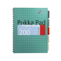 Click here for more details of the Pukka Pad Metallic Project Book A4 Wirebou