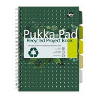 Click here for more details of the Pukka Pad Recycled Project Book A4 Wirebou