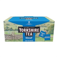 Click here for more details of the Yorkshire Tea Decaffeinated Tea Bags Envel