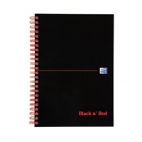 Click here for more details of the Black n Red A5 Wirebound Card Cover Notebo