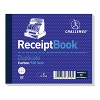 Click here for more details of the Challenge 105x130mm Duplicate Receipt Book