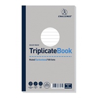 Click here for more details of the Challenge 210x130mm Triplicate Book Carbon