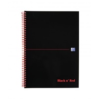 Click here for more details of the Black n Red A4 Wirebound Soft Cover Notebo