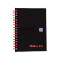 Click here for more details of the Black n Red A6 Wirebound Hard Cover Notebo