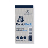 Click here for more details of the Challenge 140x70mm Triplicate Receipt Book