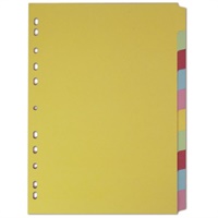 Click here for more details of the Elba Divider 10 Part A4 160gsm Card Assort