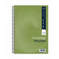 Click here for more details of the Cambridge Notebook A4 Recycled Card Cover